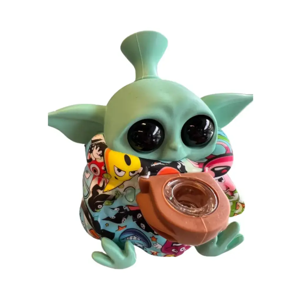Bong de Silicon Baby Yoda