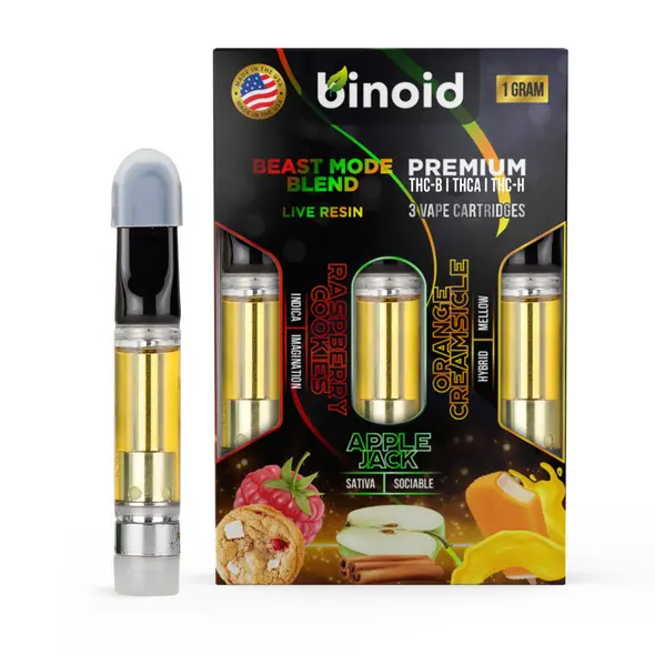 Binoid - Power 9 3 Pack - 1gr (indica-Hibrido-Sativa) 