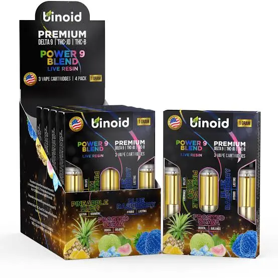 Binoid - Power 9 3 Pack - 1gr (indica-Hibrido-Sativa) 