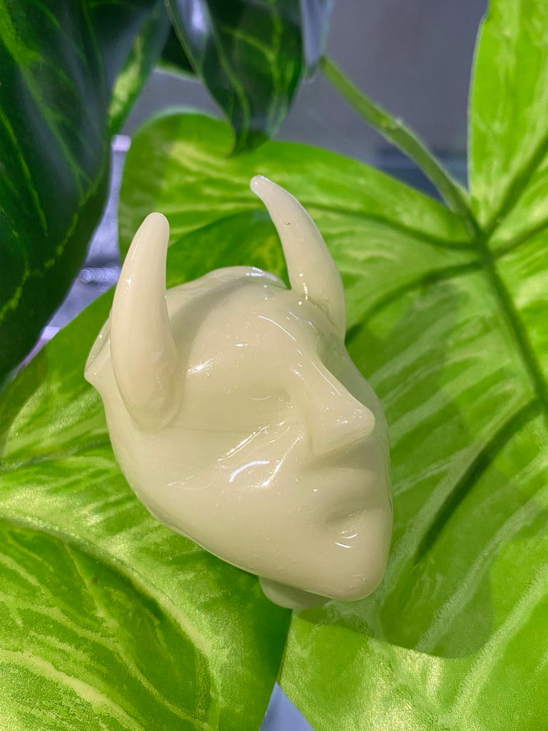 GlassMoon - Dije Escultura Blanca 