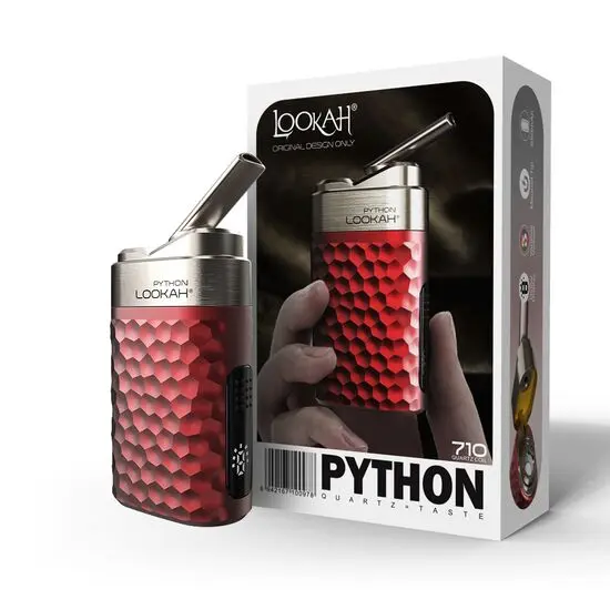 Lookah - Vapo para Wax Electrico - Python Rojo