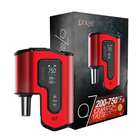 Lookah - Enail Electrico para Bong - Q7 Rojo