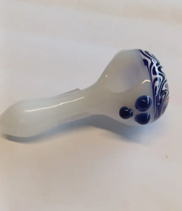 Pipa Blanca con Azul