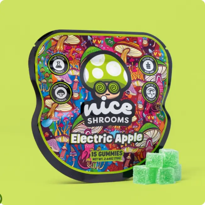 Nice Leaf - Electric Apple Mushroom Gummies