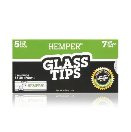 [00640] Hemper - Glass Tips 7 mm