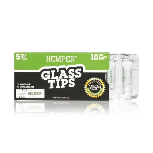 [00641] Hemper - Glass Tips 10 mm