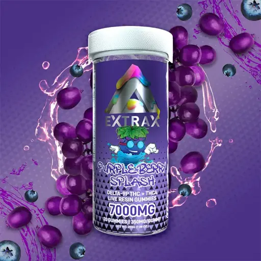 [00162] Extrax - Gummies Purple Berry Splah - 7000mg
