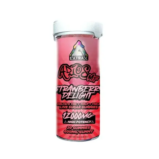 [00163] Extrax - Gummies Strawberry Delight - 12000mg