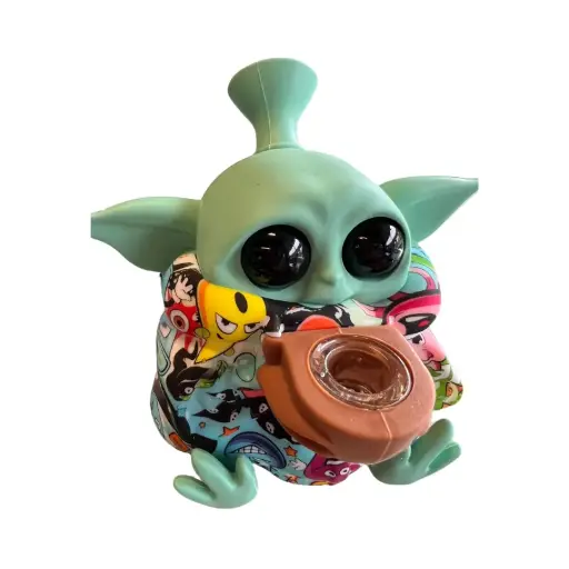 [00190] Bong de Silicon Baby Yoda