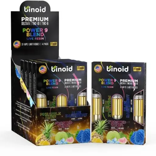 Binoid - Power 9 3 Pack - 1gr (indica-Hibrido-Sativa) 