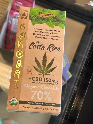 [00351] Renacer - Barra de chocolate con menta CBD - 150mg