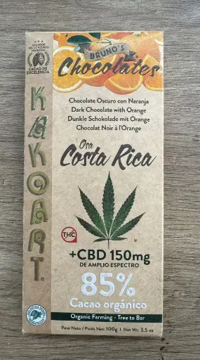 [00406] Renacer - Barra de chocolate con naranja- 150mg