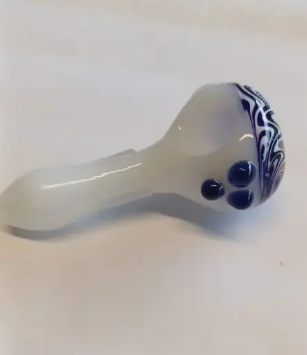 [00445] Pipa Blanca con Azul