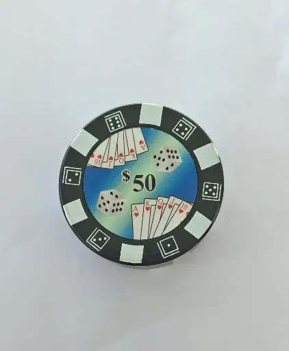 [00529] Picadora Ficha de Poker Azul