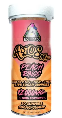 [00545] Exrax - Gummies Peach Rings - 12000mg