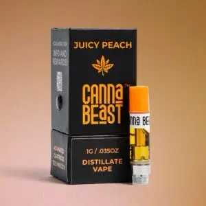 [00597] 86 - CB Juicy Peach Cart - 1gr (Hibrido)