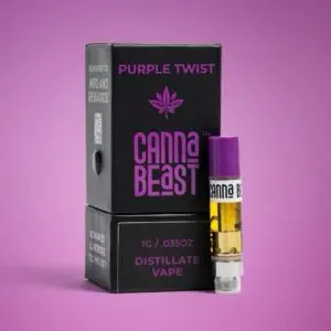 [00598] 86 - CB Purple Twist Cart - 1gr (Indica)
